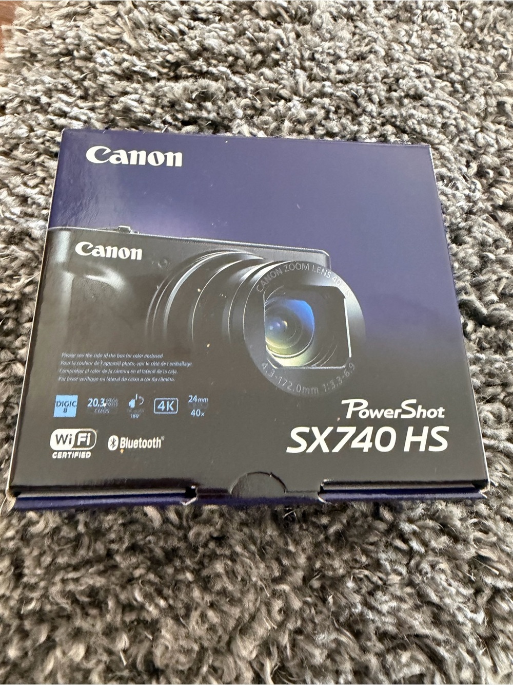 Brand New Canon PowerShot SX740 HS Camera Black